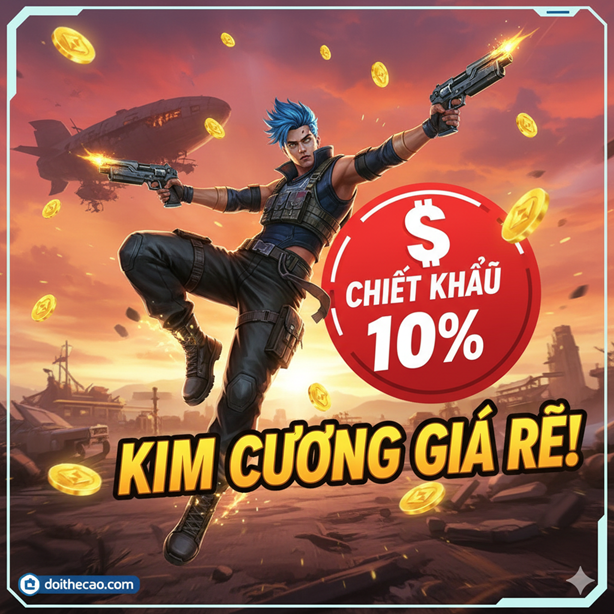 💎 NẠP KIM CƯƠNG FREE FIRE CHIẾT KHẤU LÊN ĐẾN 10% | MUA KIM CƯƠNG GIÁ RẺ NHẤT 2025 TẠI doithecao.com!
